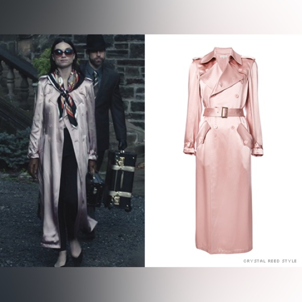 Fleur du Mal Pink Trench Coat - Picture 4 of 12